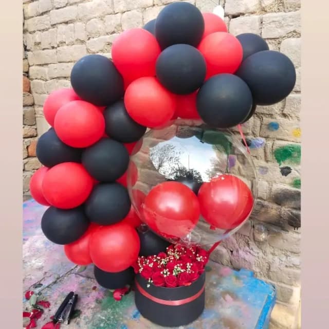 Flower And Balloon