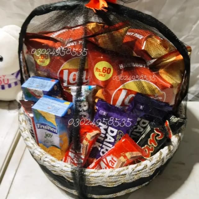 Chocolate Snacks Basket