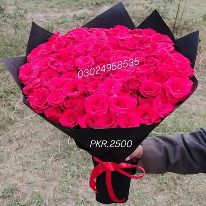 Fresh flowers red Roses bouquet